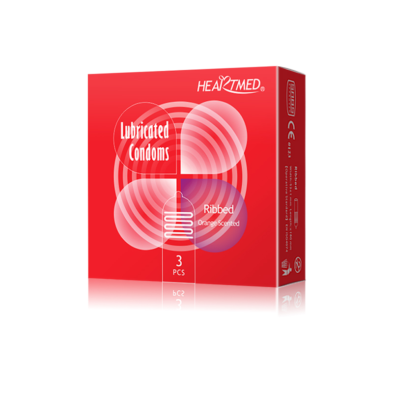 Extra safe ribbed lubricated latex condoms from China manufacturer ...