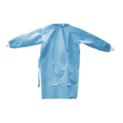 Impervious Level 4 Disposable Non Woven Isolation Gown with Cuff