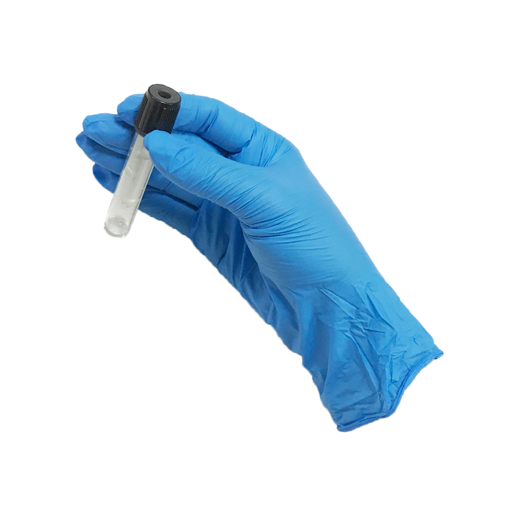 Small Blue Chemical Resistance Disposable Nitrile Examination Gloves