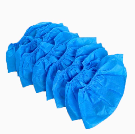Blue Disposable Non Woven Shoe Covers for Indoor Officeworks