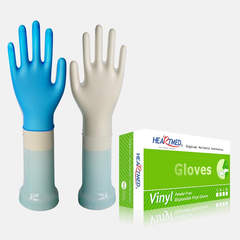 Disposable Non-sterile Powder Free Vinyl Medical Examination Gloves