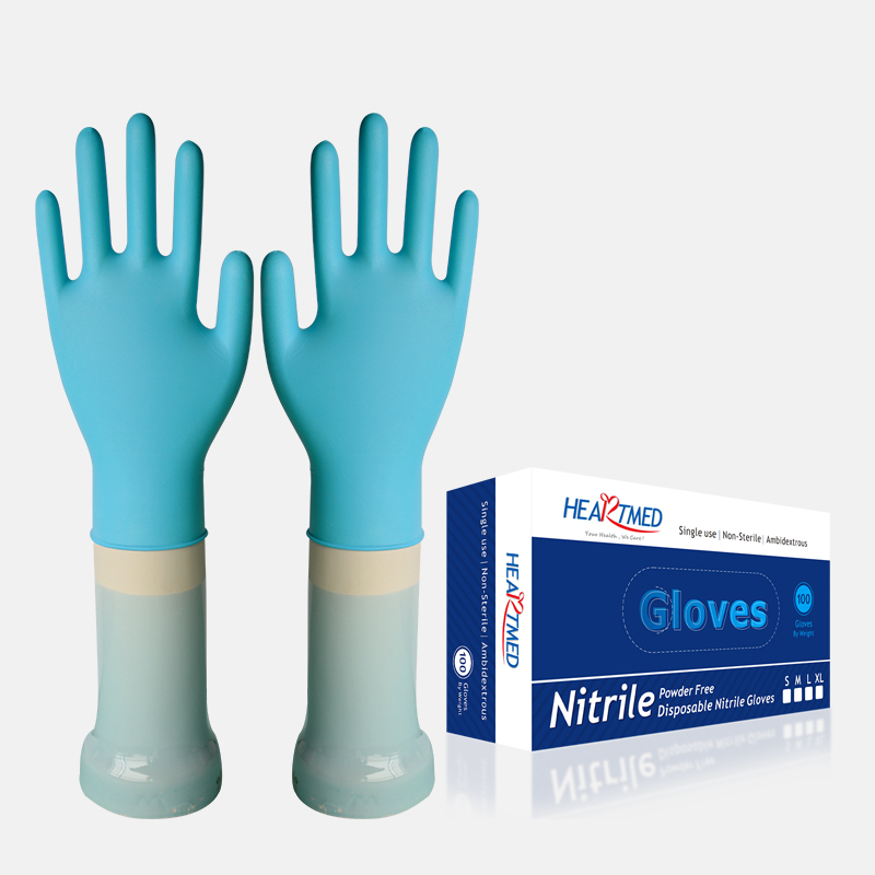 Medical Examination Disposable Nitrile Gloves with Durable Quality