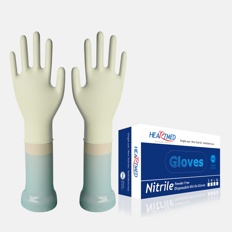 White Powder Free Food Safe Disposable Nitrile Gloves for Cooking
