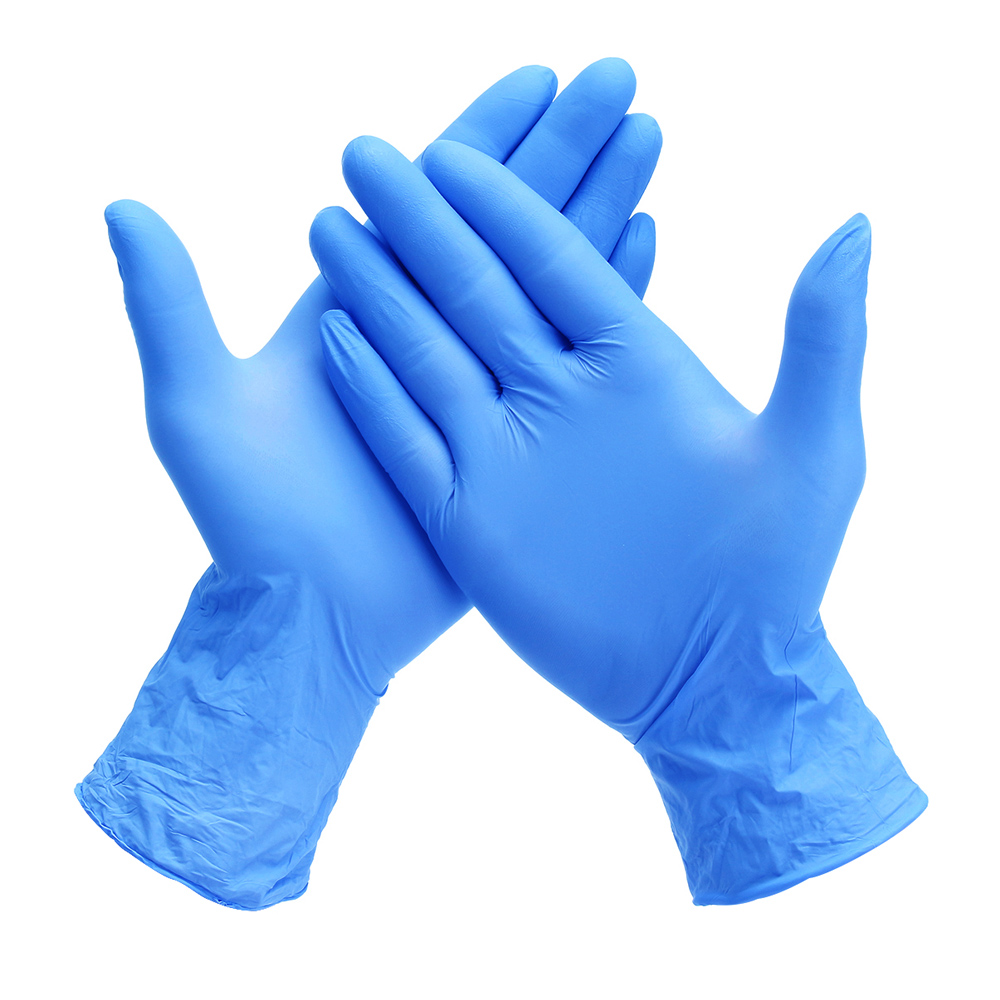 Heavy Nitrile Gloves - 7 Mil, Blue, Powder Free
