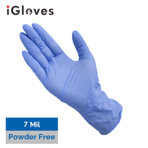 Purple Nitrile Gloves (7 Mil, Powder Free)