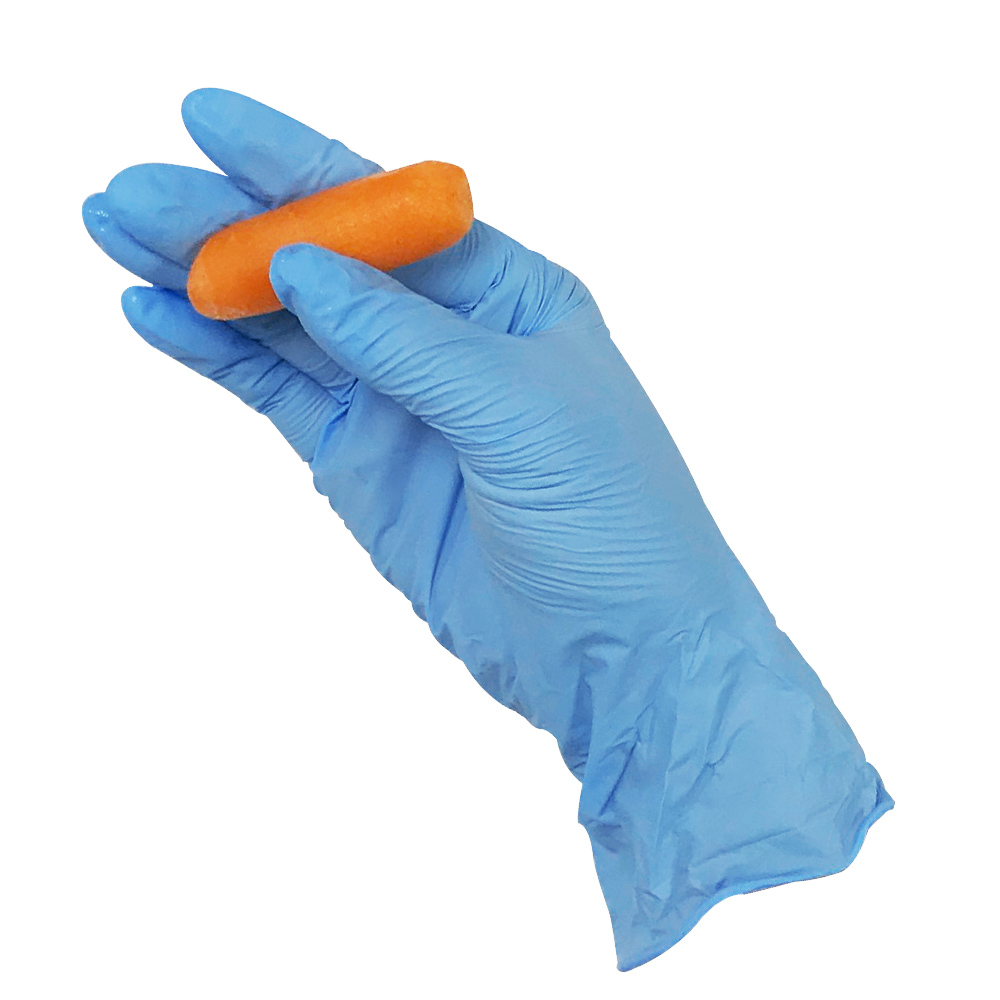 Food Grade Nitrile Gloves - 3 Mil, Blue, Powder Free