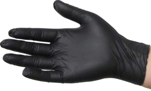 Black Nitrile Gloves (3 Mil, Powder Free)